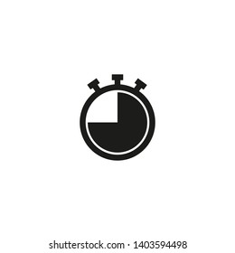 STOPWATCH ICON DESIGN , VECTOR EPS10