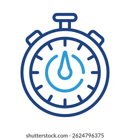 Stopwatch Icon Element For Design