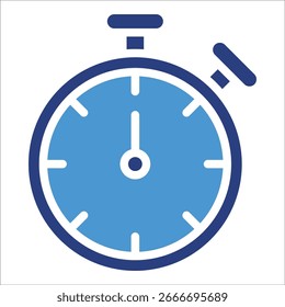 Stoppuhr-Symbolelement für Design