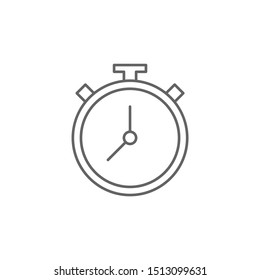 Stopwatch icon. Element of swimming poll thin line icon