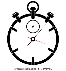 Stopwatch icon. EPS 10. vector illustration