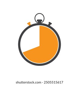 Stopwatch icon flat design eps 10
