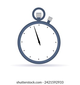 Stopwatch icon. Flat illustration of stopwatch vector icon