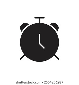 Stopwatch icon Flat line illustration