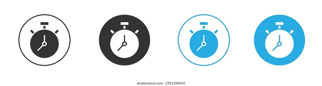 Stopwatch icon. Graphic icon design template