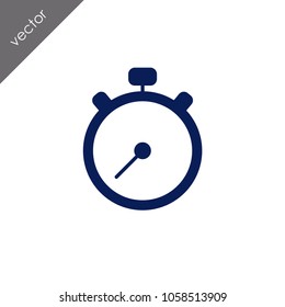 stopwatch icon - illustration