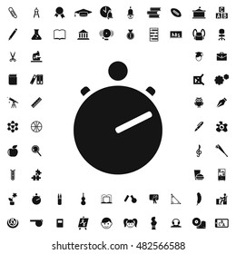 Stopwatch icon illustration isolated vector sign symbol