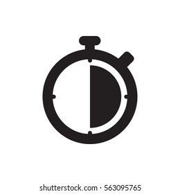stopwatch icon illustration isolated vector sign symbol