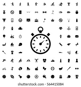 stopwatch icon illustration isolated vector sign symbol