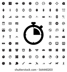stopwatch icon illustration isolated vector sign symbol
