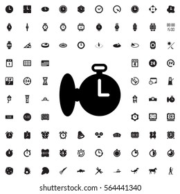 stopwatch icon illustration isolated vector sign symbol