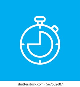 stopwatch icon illustration isolated vector sign symbol