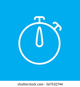 stopwatch icon illustration isolated vector sign symbol