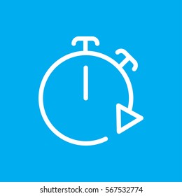 stopwatch icon illustration isolated vector sign symbol