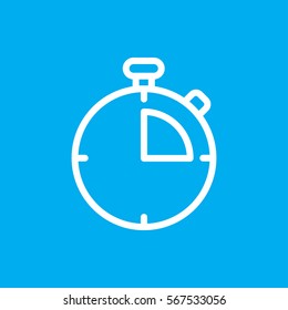stopwatch icon illustration isolated vector sign symbol