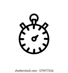 stopwatch icon illustration isolated vector sign symbol