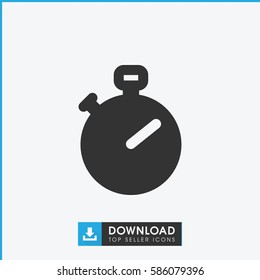 stopwatch icon illustration isolated vector sign symbol