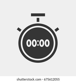 Stopwatch icon illustration isolated vector sign symbol