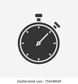 Stopwatch icon illustration isolated vector sign symbol