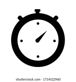 símbolo del vector de la ilustración del icono de parada