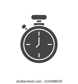 Stopwatch icon isolated on white background. Sportwatch symbol modern, simple, vector, icon for website design, mobile app, ui. Vector Illustration