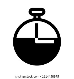 stopwatch icon isolated sign symbol vector illustration - high quality black style vector icons

