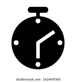 stopwatch icon isolated sign symbol vector illustration - high quality black style vector icons
