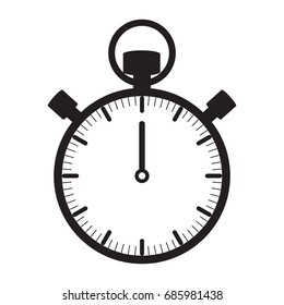stopwatch icon isolated vector