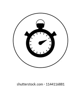 Stopwatch icon, logo