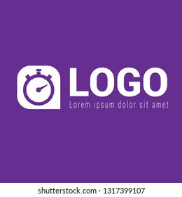 stopwatch icon, stopwatch logo concept. Designed for your web site design, logo, app, UI.