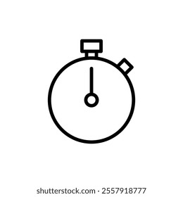 Stopwatch icon logo design. Timer sign and symbol. Countdown icon. Period of time