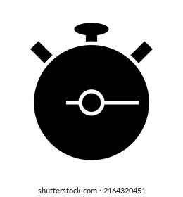 stopwatch icon or logo isolated sign symbol vector illustration - high quality black style vector icons
