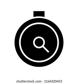 stopwatch icon or logo isolated sign symbol vector illustration - high quality black style vector icons
