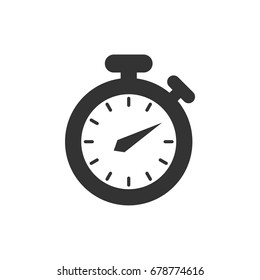 Stopwatch Icon Logo Template Illustration Design. Vector EPS 10.