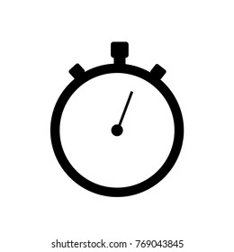 Stopwatch icon on white background,vector - Shutterstock ID 769043845