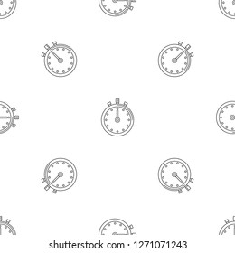 Stopwatch icon. Outline illustration of stopwatch vector icon for web design isolated on white background