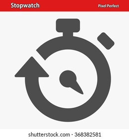 Stopwatch Icon. Professional, pixel perfect icons optimized for both large and small resolutions. EPS 8 format.