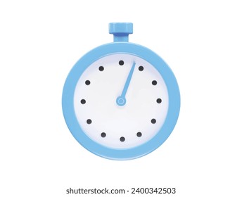 Icono de Stopwatch que representa un elemento de ilustración 3d