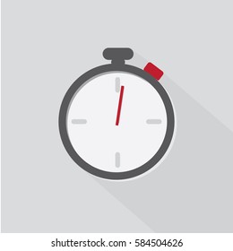 Stopwatch icon with the shadow
