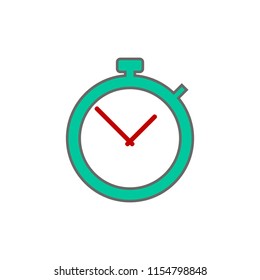 Stopwatch icon sign