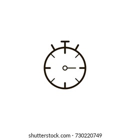 stopwatch icon. sign design