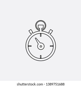 stopwatch icon sign signifier vector