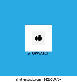 stopwatch icon sign signifier vector