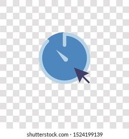 stopwatch icon sign and symbol. stopwatch color icon for website design and mobile app development. Simple Element from interaction assets collection for mobile concept and web apps icon.