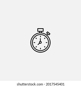 Stopwatch icon sign vector,Symbol, logo illustration for web and mobile
