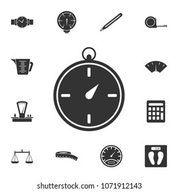 stopwatch icon. Simple element illustration. stopwatch symbol design from Measuring collection set. Can be used in web and mobile on white background