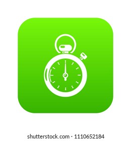Stopwatch icon. Simple illustration of stopwatch vector icon for web.