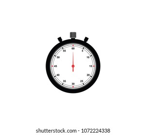 Stopwatch icon. star or stop time mechine. timer icon