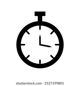 Stopwatch icon, stop watch timer flat vector icon for apps and websites