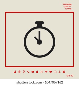 Stopwatch icon symbol
